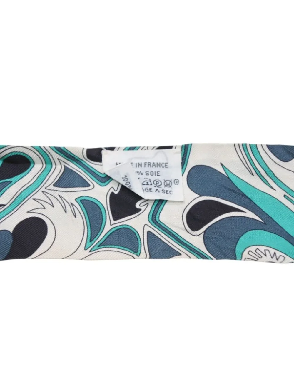 Hermes Twilly Folklore Green Multicolor Scarf